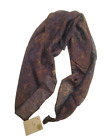 New Patricia Nash Square 24" x 24" Accent Scarf Exotic Cat Print Viscose