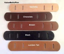 12" Leather Shoulder Pads Fits Luggage, Bag, Guitar Instrument Straps - 3 Widths