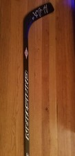 ADAM OATES LEGEND AUTHENTIC  HAND SIGNED AUTOGRAPHED HOCKEY STICK PINNACLE COA