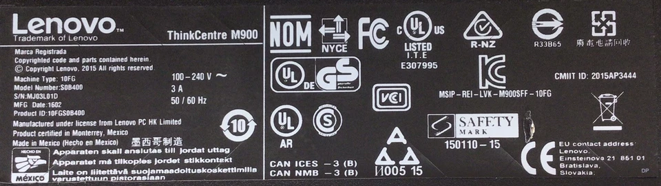 Lenovo i5 Desktop Computer Pc  | 16Gb RAM 1 Tb | Windows 10 Pro | WiFi - Image 4 of 4