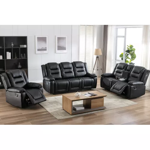 Gray leather power reclining loveseat deals