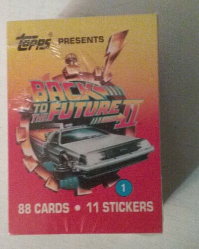 1989 Topps Back to the Future II 2 Set 1-88 & Sticker 1-11 Marty McFly Doc Brown - Picture 1 of 1