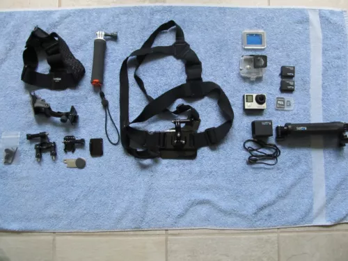 GoPro Go Pro HERO4 Silver Camera w/ Batteries, Chest Strap & more Youtube