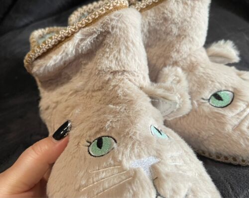 Muk LuKs Furry Cat Slippers Women's Memory Foam Slippers * size EUR 40 / UK 8 - Picture 2 of 9