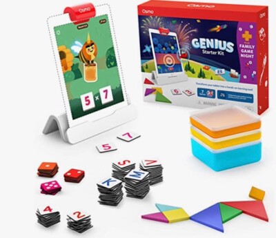Osmo - Genius Starter Kit for iPad + Family Game Night - 7 Educational Learning