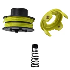 1x Trimmer Spool Line And Replacement Cover Spring Set For RAC118 1.2mm