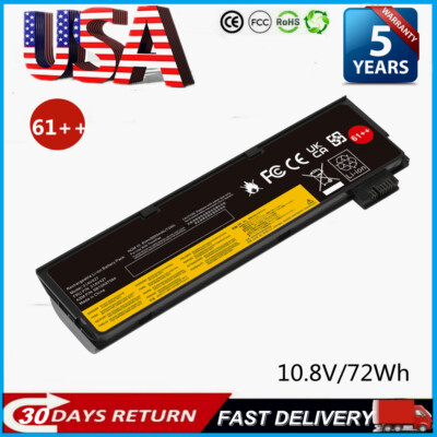  LOT 61++ 72Wh Battery for Lenovo ThinkPad T470 T480 T570 T580 01AV492 01AV427