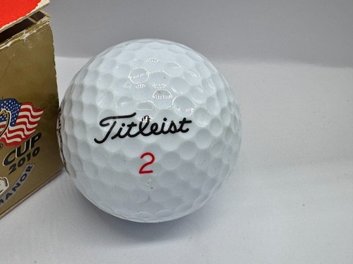 VINTAGE TITLEIST RYDER CUP CELTIC MANOR SOUVENIR GOLF BALL 2010 - Picture 6 of 9