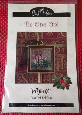 JUST NAN WHIMZI ''TIE ONE ON!'' LIMITED EDITION CROSS STITCH KIT JNWLTOO (2006) BN