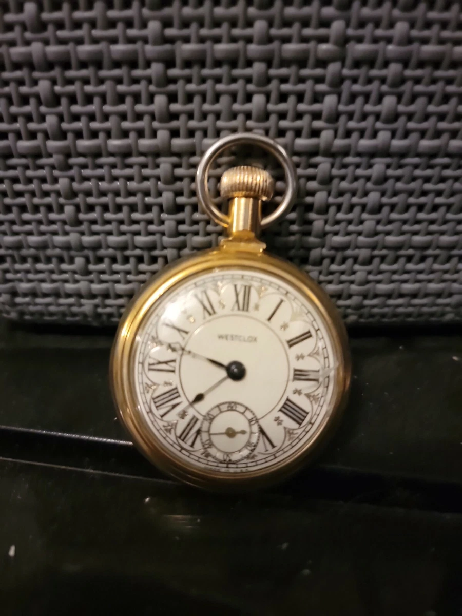 Westclox train outlet pocket watch