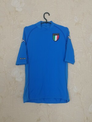 Italy Italia 2002 - 2004 home vintage football shirt jersey Kappa