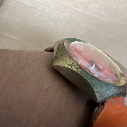 Gold Tone, Orange Dial, Orange Strap 40mm Men’s Mechanical Watch (For Parts) - Picture 19 of 19