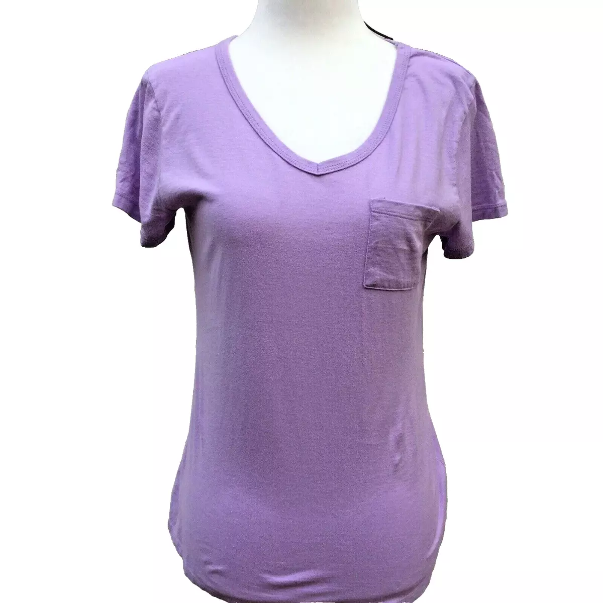 hanes v neck colored t shirts