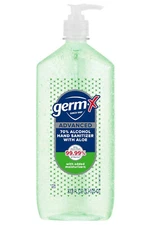 Germ-X Advanced Hand Sanitizer with Aloe, Bottle of Hand Sanitizer - 33.8 fl oz.