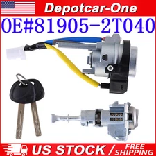Ignition & Door Lock Cylinder Switch 2 Keys 819052T040 For Kia Optima 2011-2015