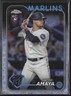 2024 Topps Chrome Jacob Amaya 92 RC Logofractor | Miami Marlins