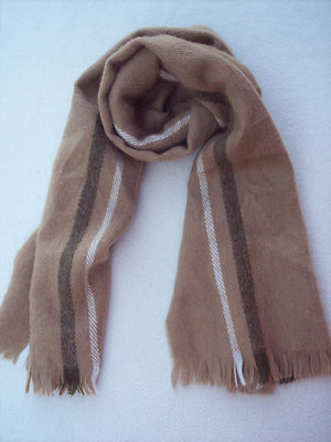 Berkshire Long Scarf Acrylic Cashmere Feel Wrap Shawl Brown