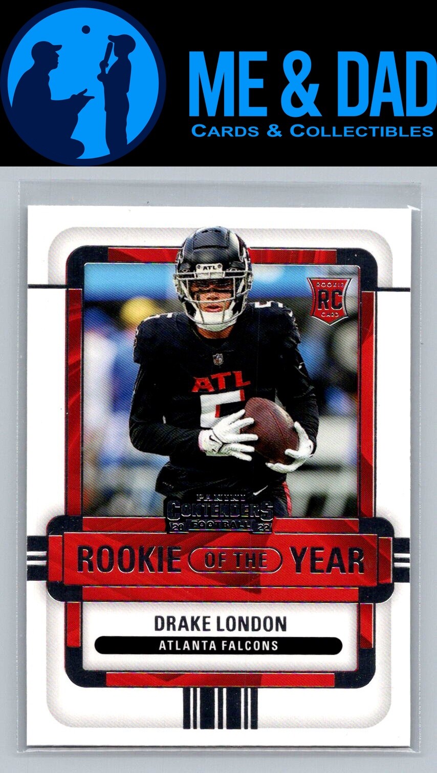 2022 Panini Contenders #ROY-DLO Drake London Rookie of the Year Contenders