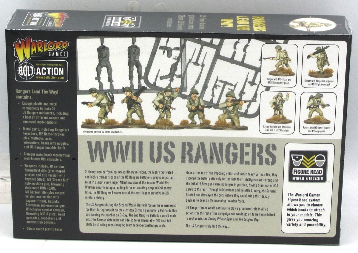 Bolt Action WGB-AI-02 Rangers Lead the Way (WWII US Rangers) Army