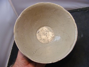 Chinese bowl Qingbai ware Song dynasty.