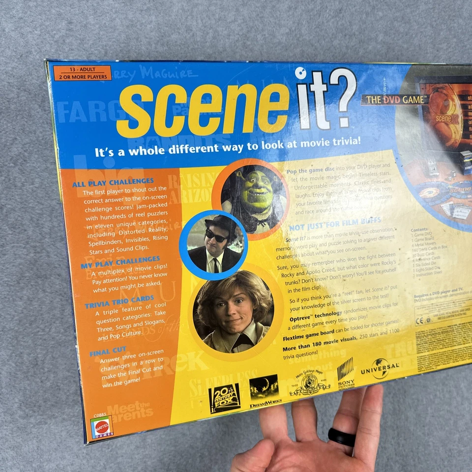 Scene It? Movie Trivia The DVD Board Game 2003 New Sealed Unopened - Image 4 of 4