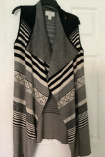 Ruby  Moon  Long Trench Vest  Southwestern Design Sleeveless