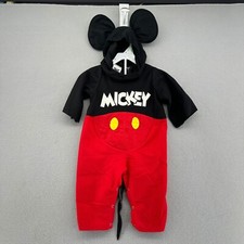 De Colección Catálogo Disney Disfraz Mickey Mouse Con Capucha Halloween 6-12M Hecho en EE. UU.