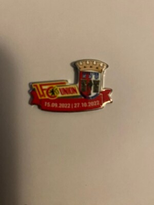 1.FC Union Berlin Fussball Europa League 2022 Sporting Braga Pin !!