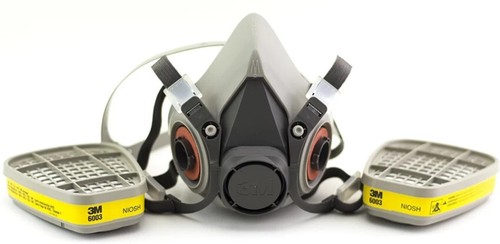 Cartucho filtro máscara respiratoria industrial construcción reutilizable 3M - Imagen 12 de 17