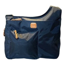 Borsa a tracolla Brics X-Bag Hipster in nylon nero