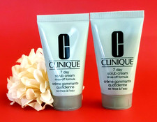 LOT OF 2 CLINIQUE 7 DAY SCRUB CREAM RINSE OFF FORMULA 1 OZ.