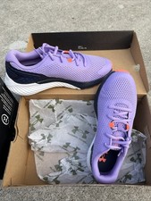 Under Armour GGS Charged Rogue 3 Sneakers Purple Girls 5.5Y Shoes