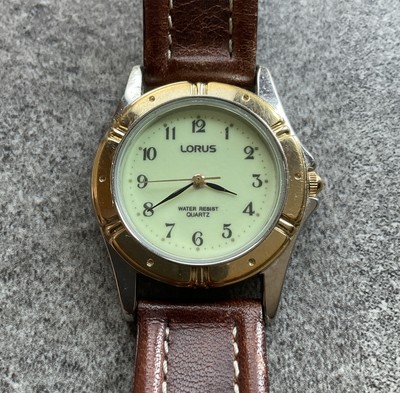 Lorus Womens Watch 31mm Two Tone Case With Luminous Dial 