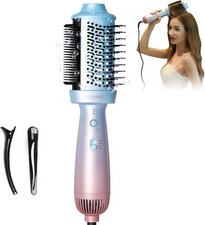 3-in-1 Blow Dryer Brush with Round  Straightening Brush w/ 3 Heat/Speed Setting