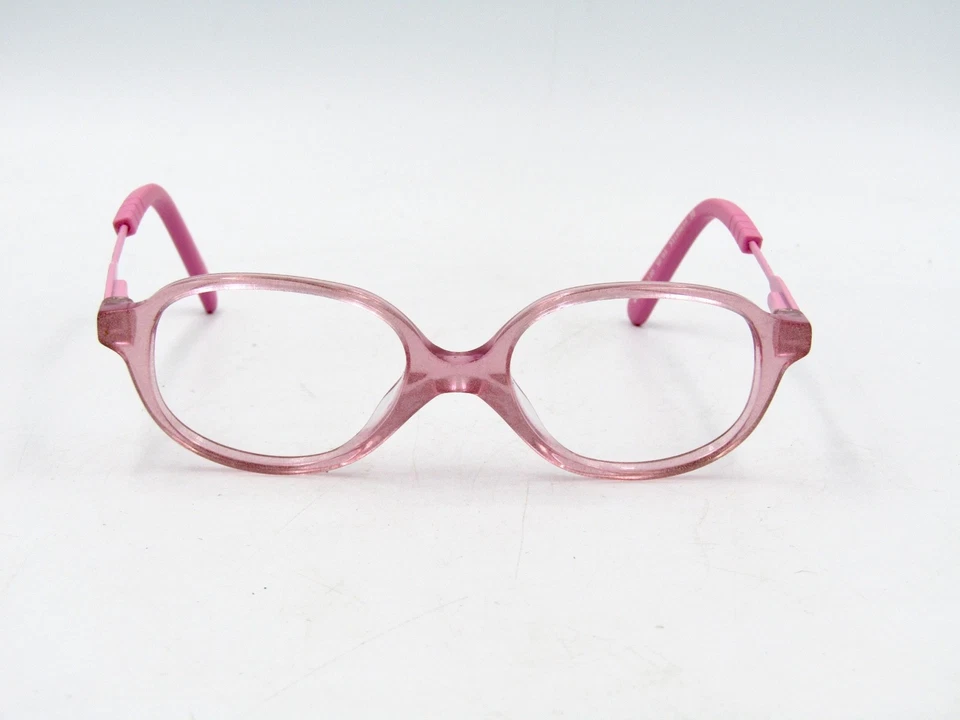 Marco de gafas ovalado SpecSavers SF 03 niñas niños, rosa brillante, 44-16-120 #124 Foto 2 de 4