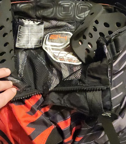 Fly Racing Racing pants size 24 Youth Sz Red Black Style Kinect Shock Motorcross - Picture 16 of 18