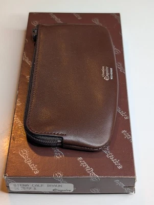 ESQUIRE, 3391, vintage Schlüsseletui, Leder braun (Siena Calf), West-Germany - Bild 1 von 4