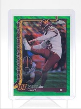 MATT GAY 2025 TOPPS CHROME GREEN WAVE COMMANDERS /99 Q6383