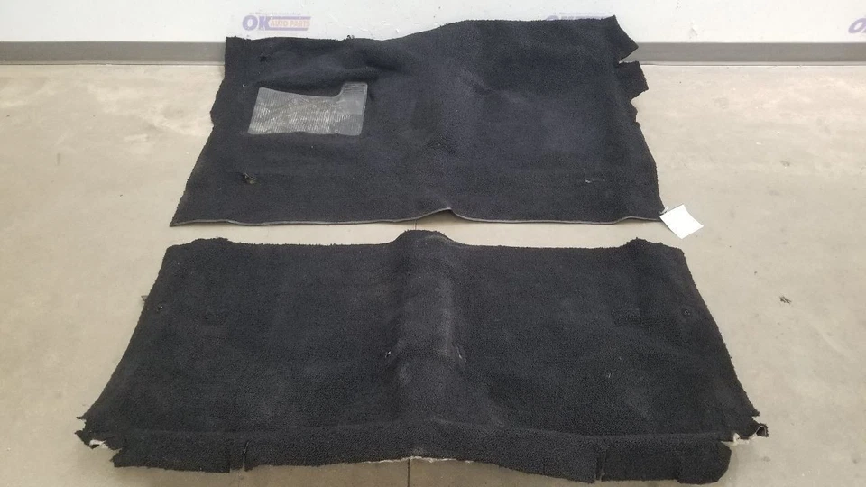 1969 BUICK GRAN SPORT GS 400 CONVERTIBLE INTERIOR CARPET FRONT AND REAR BLACK Foto 2 de 4