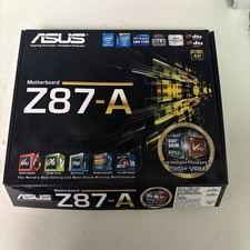 Open Box ASUS Z87-A motherboard LGA 1150, Intel Z87 chipset