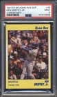1991 Star Home Run Series KEN GRIFFEY JR CAREER INFO #38 PSA 9 MARINERS MINT HOF