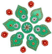 Rangoli/home decor/Diwali/gift for home/interior handcrafted/floor stickers/w...