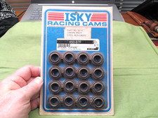 Nos Isky Chrome Moly Steel Retainers - Dual Valve Spring - Ford Flathead Pn 87-f