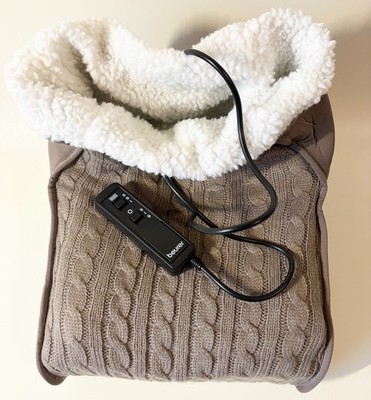 Beurer FWM 45 Elektrischer Fußwärmer mit Massagefunktion, mit Plüschfutter