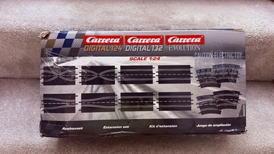 Carrera Digital 132 124 & Evolution Slot Car Track Extension Set (12 Pieces) NEW