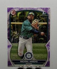 2023 Bowman - Prospects Michael Arroyo #BP-63 Purple Pattern 100/199 (RC)