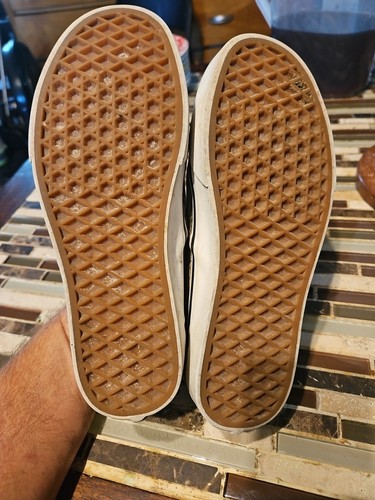 Vans Off The Wall Women's Sz 7.5 Snakeskin Print Slip On Canvas Sneakers - Picture 10 of 13