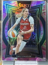Panini 2025 WNBA Select Emily Engstler Mystics #85 /175 Pink Camo Prizm