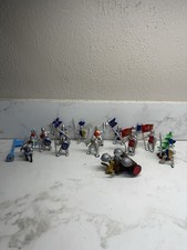 Safari LTD Medieval Knights Mini Figures 2" Lot of 13 Playset Toys