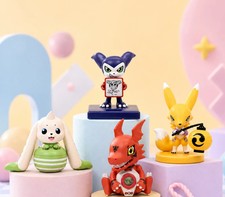 MINISO Digimon Tamers Multi-Functional Ornament Impmon Renamon Terrieremon Figur